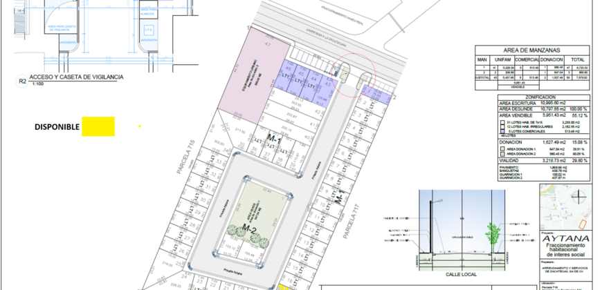 Terreno Habitacional en Venta en Guadalupe, en Privada Aytana