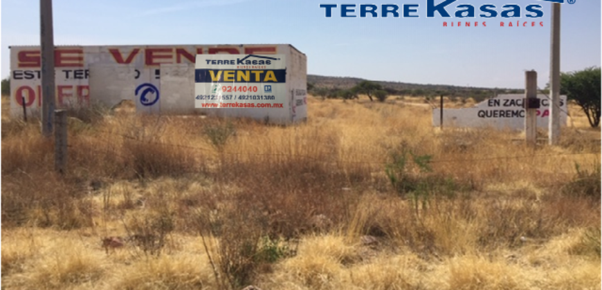 Terreno Comercial en Venta en Guadalupe, Zacatecas en Ejido Santa Mónica