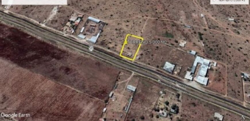 Terreno Comercial en Venta en Guadalupe, Zacatecas en Ejido Santa Mónica