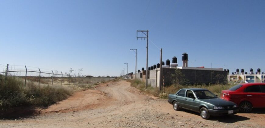 Terreno en Venta en Guadalupe, Zac. A un costado del Fracc. San Gabriel