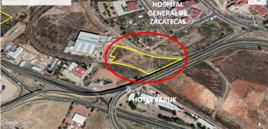 Terreno Comercial en Venta en Zacatecas, Zac. en ciudad Gobierno