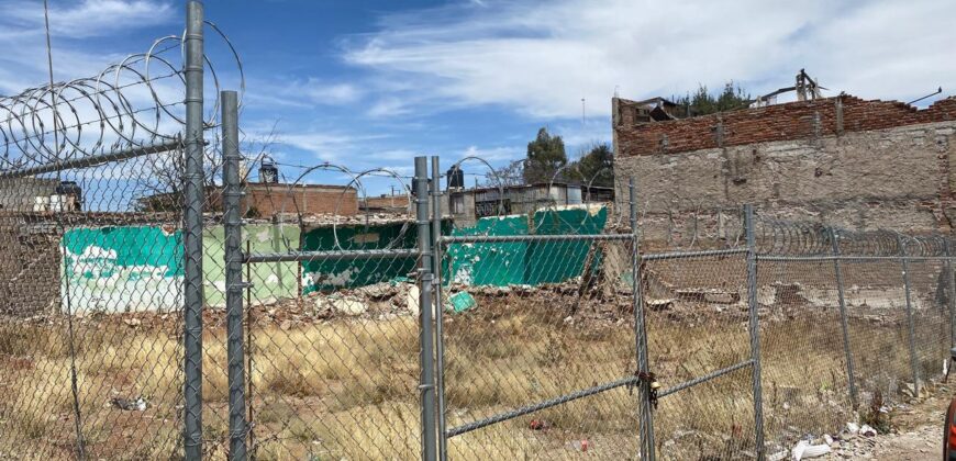 Terreno Comercial en Renta en Guadalupe, Zacatecas en el Boulevard Principal