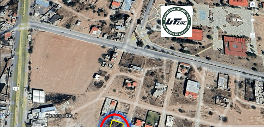 Terreno en Venta en Guadalupe, Zac. En Cieneguitas