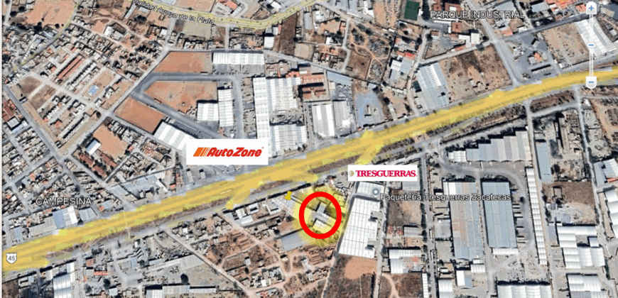 Bodega Comercial en Renta en Guadalupe, Zac. En Zona industrial