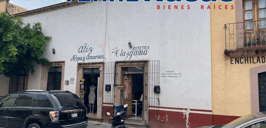 Locales Comerciales con Casa en Venta en Jerez, Zacatecas, en El Centro