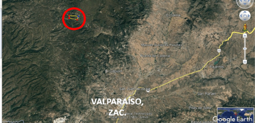 Rancho en Venta en Valparaíso, Zacatecas