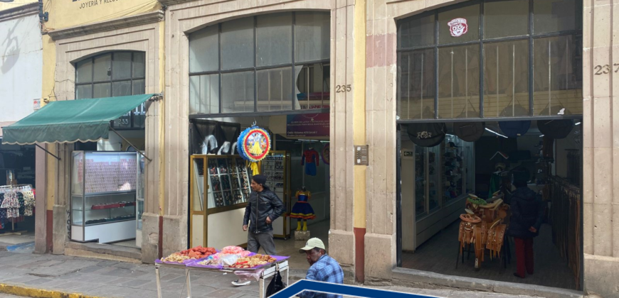 Local Comercial en Renta en Zacatecas, en Colonia Centro