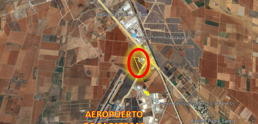 Terreno en Renta en Parque Industrial, en Calera de Víctor Rosales, Zacatecas