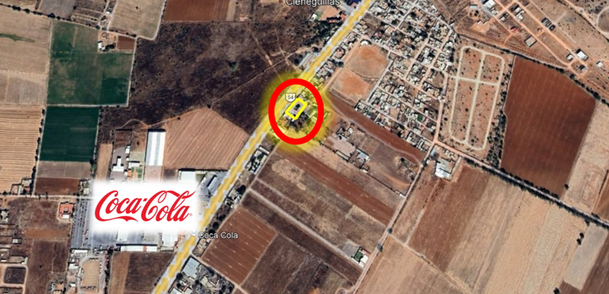 Casa con Locales Comerciales En Venta en Cieneguillas, Zacatecas