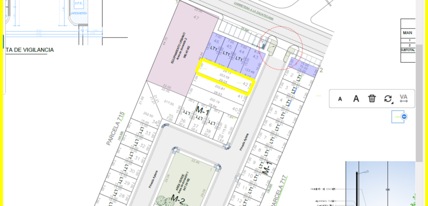 Terreno en Venta en Guadalupe, en Privada Aytana