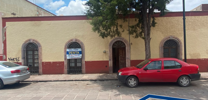 Casa Colonial en Venta en Guadalupe, Zac. En El Centro