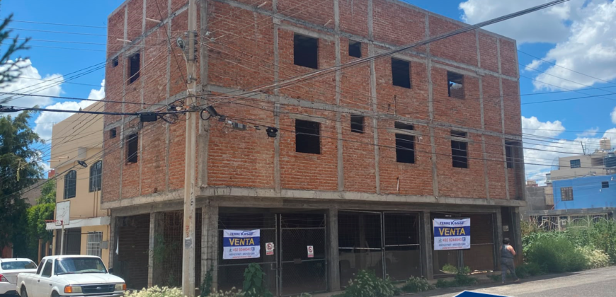 Edificio en Obra Negra en Venta en Guadalupe, Zac. En Colonia S.T.U.A.Z