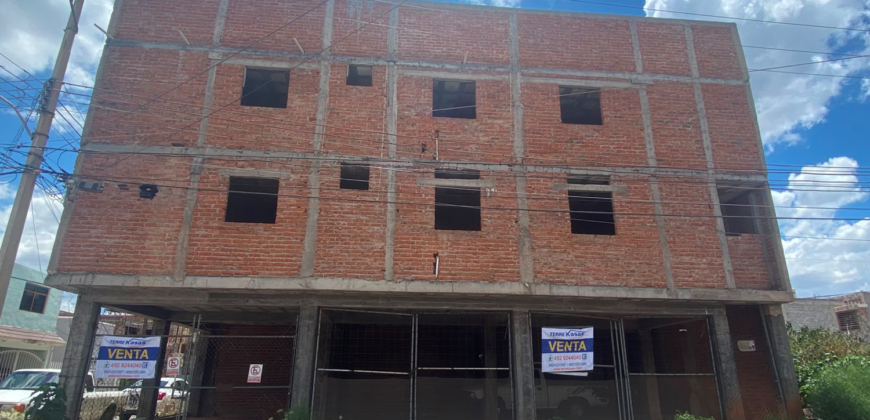 Edificio en Obra Negra en Venta en Guadalupe, Zac. En Colonia S.T.U.A.Z