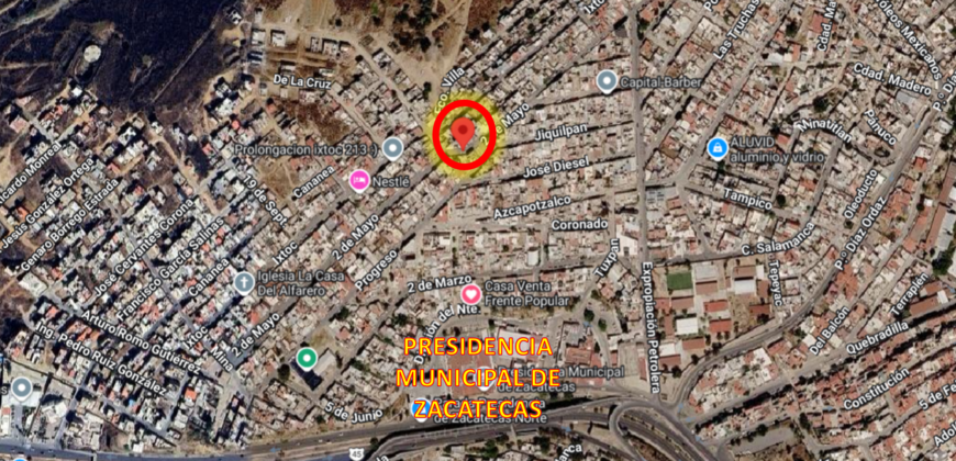 Terreno en Obra Negra en Venta en Zacatecas, en Colonia Lázaro Cárdenas
