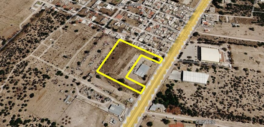 Terreno Comercial en Venta en Jerez, Zacatecas, Salida a Tepetongo