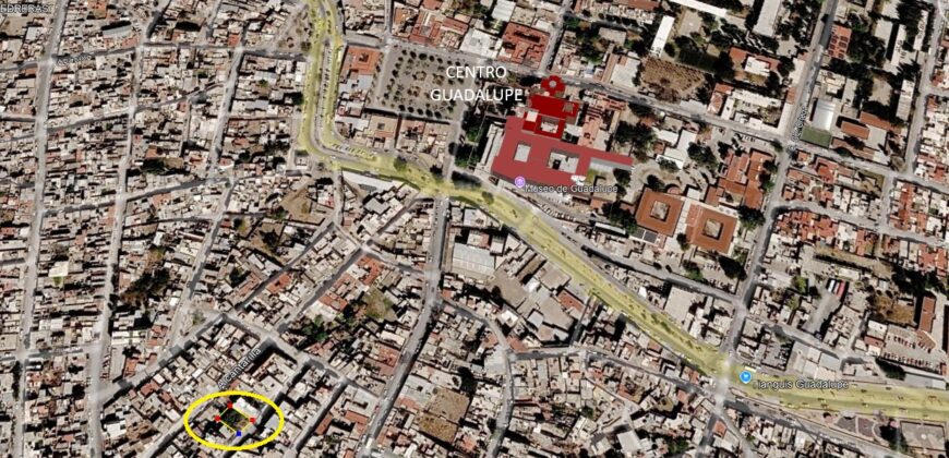 Terreno en Venta en  Centro de Guadalupe en Calle de las Flores de 280 m2
